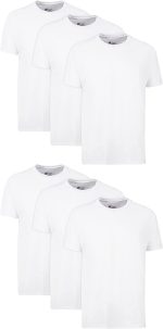 Hanes Men's Cotton, Moisture-Wicking Crew Tee Undershirts, Multi-Packs Available